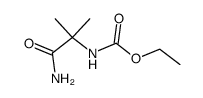 ethyl (1-amino-2-methyl-1-oxopropan-2-yl)carbamate Structure