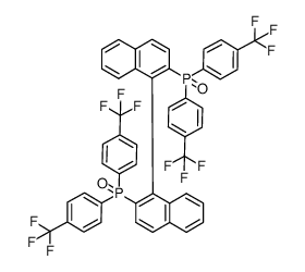 2,2'-Bis-[bis-(4-trifluoromethyl-phenyl)-phosphinoyl]-[1,1']binaphthalenyl Structure