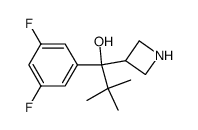 1-azetidin-3-yl-1-(3,5-difluorophenyl)-2,2-dimethylpropan-1-ol Structure