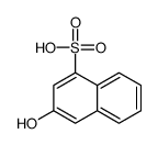 3-hydroxynaphthalene-1-sulfonic acid Structure