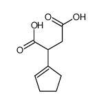 cyclopent-1-enyl-succinic acid结构式