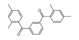 1,3-bis-(2,4-dimethyl-benzoyl)-benzene Structure