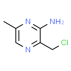 Pyrazinamine,3-(chloromethyl)-6-methyl- (9CI) Structure