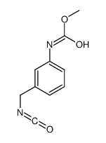 methyl N-[3-(isocyanatomethyl)phenyl]carbamate结构式