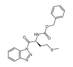 Cbz-L-Met-Bt结构式