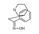 N-[2-(1-azabicyclo[2.2.2]octan-3-yl)-1-phenylethylidene]hydroxylamine结构式