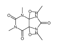 4,5-diethoxy-1,3-dimethyl-tetrahydro-purine-2,6,8-trione结构式