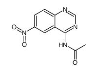 N-(6-nitroquinazolin-4-yl)acetamide Structure