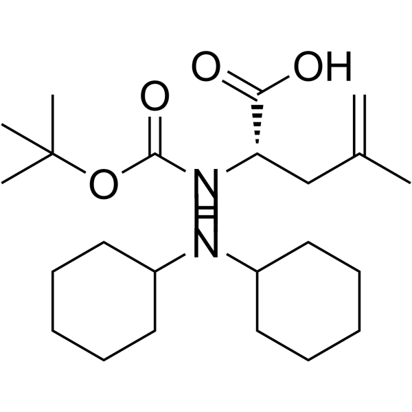 N-Boc-4,5-脱氢-L-亮氨酸二环己基胺盐图片