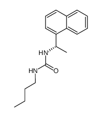 1-Butyl-3-((S)-1-naphthalen-1-yl-ethyl)-urea Structure