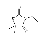 3-ethyl-5,5-dimethyl-1,3-thiazolidine-2,4-dione Structure