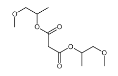 bis(1-methoxypropan-2-yl) propanedioate Structure