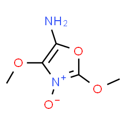 5-Oxazolamine,2,4-dimethoxy-,3-oxide结构式