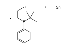 tert-butyl-(3-dimethylstannylpropyl)-phenylphosphane结构式