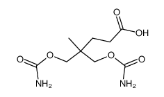 2-Methyl-2-(2-carboxy-ethyl)-propandiol-(1,3)-dicarbamat结构式