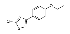 2-CHLORO-4-(4-ETHOXYPHENYL)THIAZOLE structure