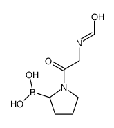 [1-(2-formamidoacetyl)pyrrolidin-2-yl]boronic acid Structure