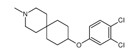 9-(3,4-二氯-苯氧基)-3-甲基-3-氮杂螺[5.5]十一烷结构式