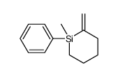 1-methyl-2-methylidene-1-phenylsilinane Structure