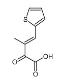 3-methyl-2-oxo-4-thiophen-2-ylbut-3-enoic acid Structure