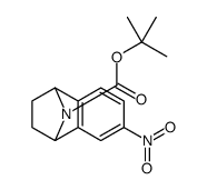 (1S,4R)-6-硝基-1,2,3,4-四氢-1,4-表亚氨基萘-9-羧酸叔丁酯结构式