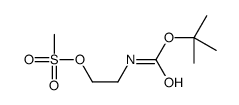 3-[(TERT-BUTOXYCARBONYL)AMINO]ETHYL METHANESULFONATE结构式