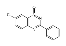 7-chloro-3-phenyl-benzo[e][1,2,4]triazine-1-oxide结构式