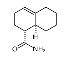 (+-)-(8ar)-1,2,3,5,6,7,8,8a-octahydro-[1c]naphthamide Structure