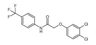 2-(3,4-dichlorophenoxy)-N-[4-(trifluoromethyl)phenyl]acetamide Structure