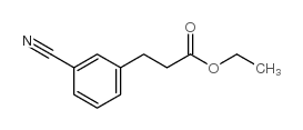 ethyl 3-(3-cyanophenyl)propanoate Structure