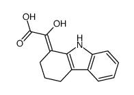 Hydroxy((Z)-2,3,4,9-tetrahydro-1H-carbazol-1-yliden)essigsaeure Structure