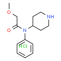 Methoxyacetyl norfentanyl (hydrochloride) Structure