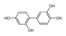 2.4.3'.4'-Tetrahydroxy-biphenyl Structure