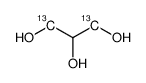 Glycerol-13C2 structure