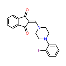 2-{[4-(2-fluorophenyl)piperazino]methylene}-1H-indene-1,3(2H)-dione picture