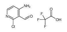 4-Amino-2-chloronicotinaldehyde 2,2,2-trifluoroacetate Structure