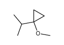 1-(1-Methylethyl)-1-methoxycyclopropan Structure