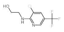 2-{[3-Chloro-5-(trifluoromethyl)-2-pyridinyl]-amino}-1-ethanol structure