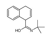 N-tert-butyl-1,4-dihydronaphthalene-1-carboxamide结构式