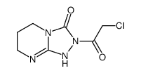 1,2,4-Triazolo[4,3-a]pyrimidin-3(2H)-one, 2-(chloroacetyl)-5,6,7,8-tetrahydro- (9CI)结构式