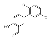 5-(2-chloro-5-methoxyphenyl)-2-hydroxybenzaldehyde结构式