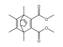 dimethyl 4,7,8,9-tetramethyl-3a,4,7,7a-tetrahydro-1H-4,7-ethenoindene-5,6-dicarboxylate Structure