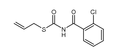 S-(2-propenyl) N-(2-chlorobenzoyl)monothiocarbamate Structure