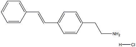 2-(4-Styryl-phenyl)-ethylamine hydrochloride Structure