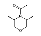 Morpholine, 4-acetyl-3,5-dimethyl-, cis- (9CI) picture