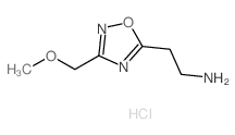 2-[3-(methoxymethyl)-1,2,4-oxadiazol-5-yl]ethanamine(SALTDATA: HCl) picture