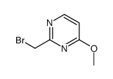 2-(bromomethyl)-4-methoxypyrimidine structure