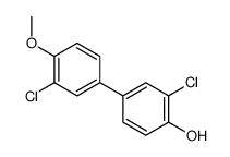 2-chloro-4-(3-chloro-4-methoxyphenyl)phenol结构式