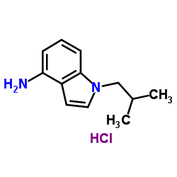 1-isobutyl-1H-indol-4-amine hydrochloride Structure