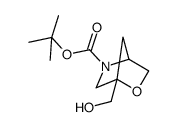 tert-Butyl 1-(hydroxymethyl)-2-oxa-5-azabicyclo[2.2.1]heptane-5-carboxylate Structure